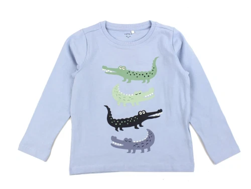 Name It chambray blue krokodille top